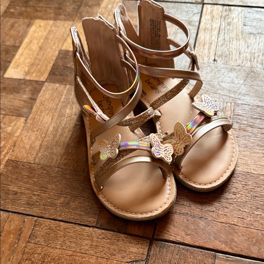 Blowfish Tan Sandals with Zipper